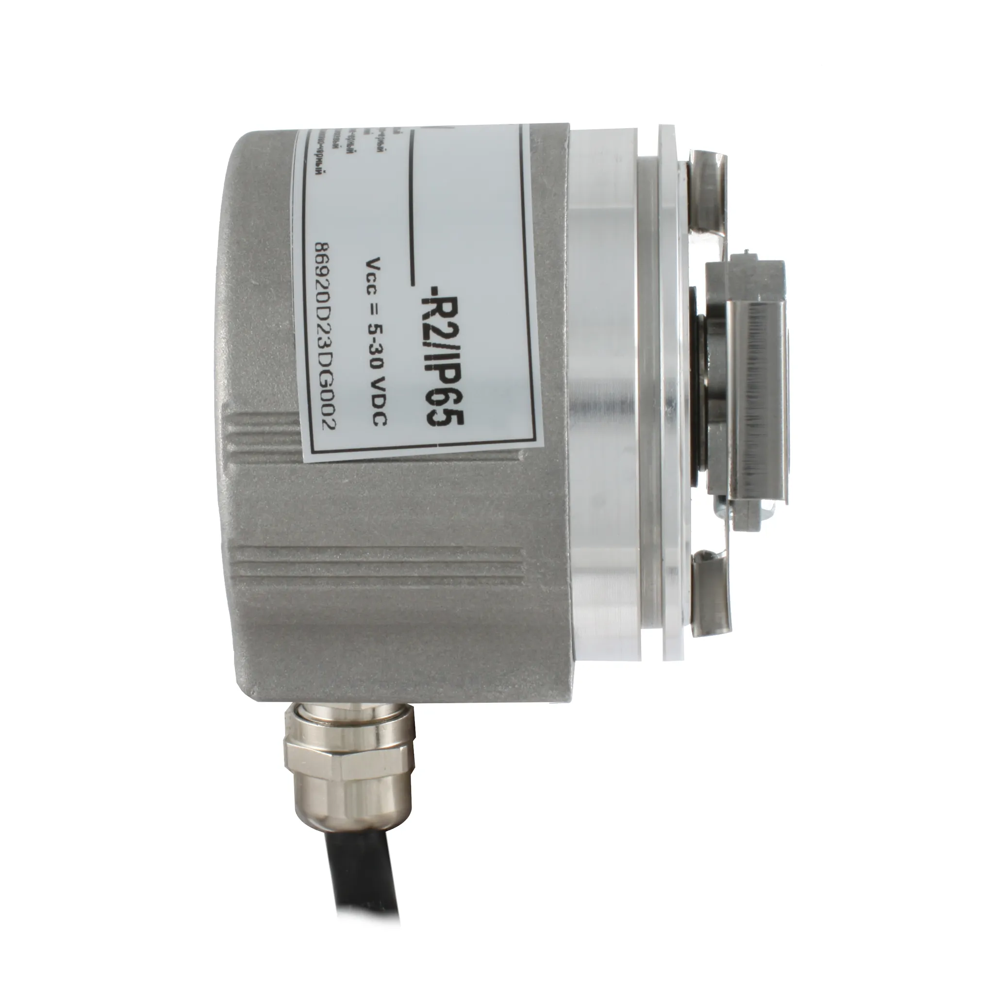 Инкрементальный программируемый энкодер D=58мм, полый вал 15мм, 3000 имп/об, 5…30VDC, выход TTL/HTL с инверсией, IP6