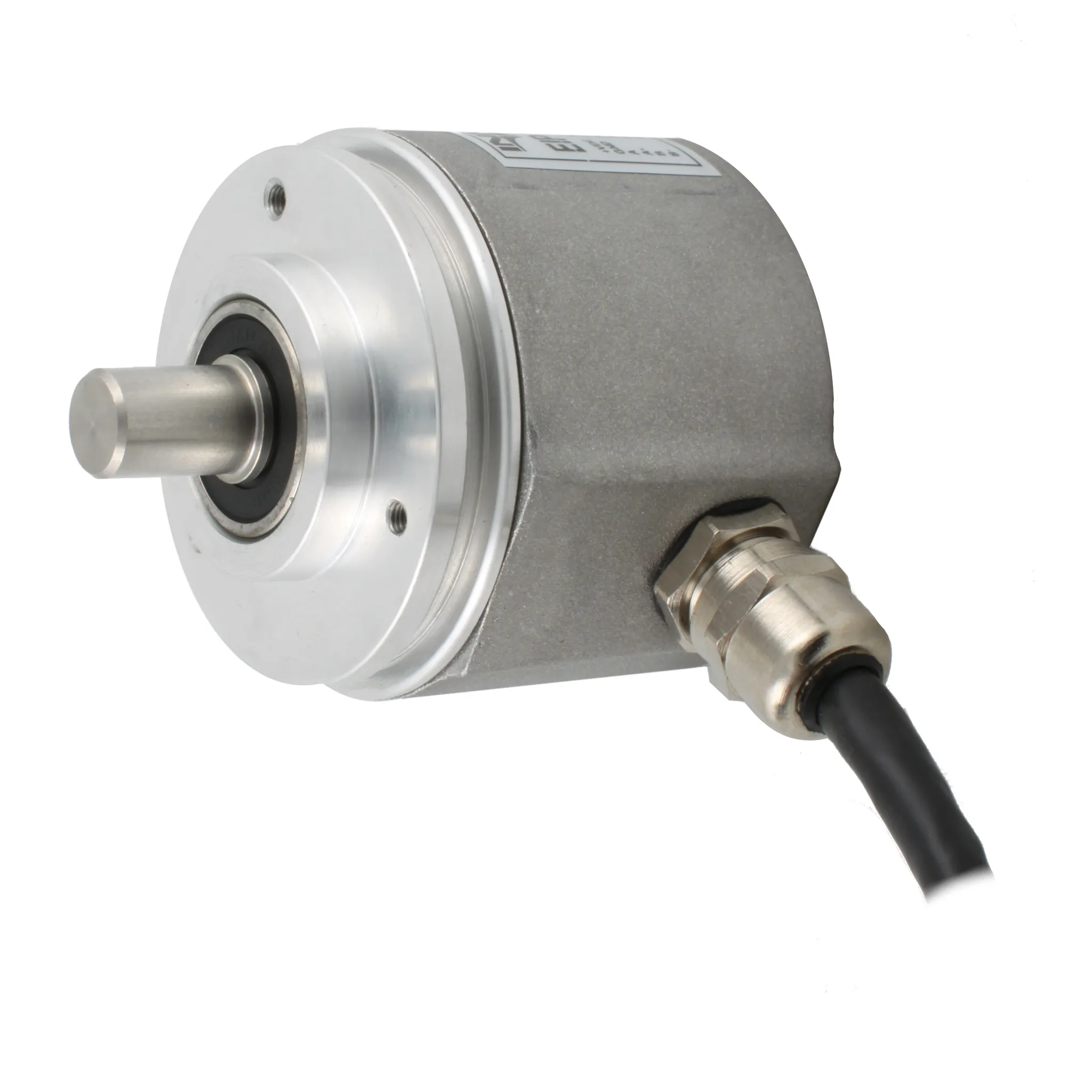 Инкрементальный программируемый энкодер D=50мм, выступающий вал 6мм, 3000 имп/об, 5…30VDC, выход TTL/HTL с инверсией