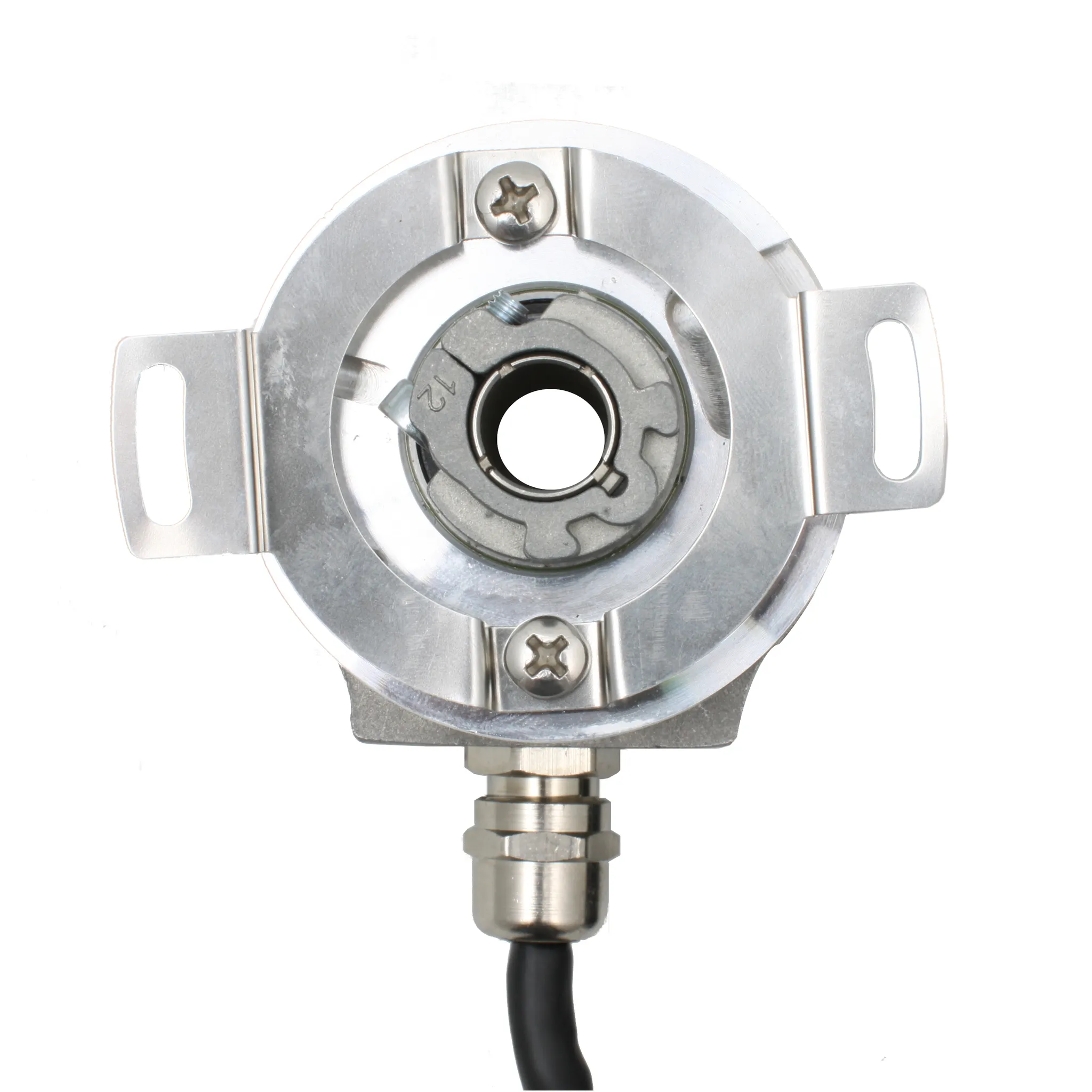 Инкрементальный программируемый энкодер D=58мм, полый вал 12мм, 3000 имп/об, 5…30VDC, выход TTL/HTL с инверсией, IP5