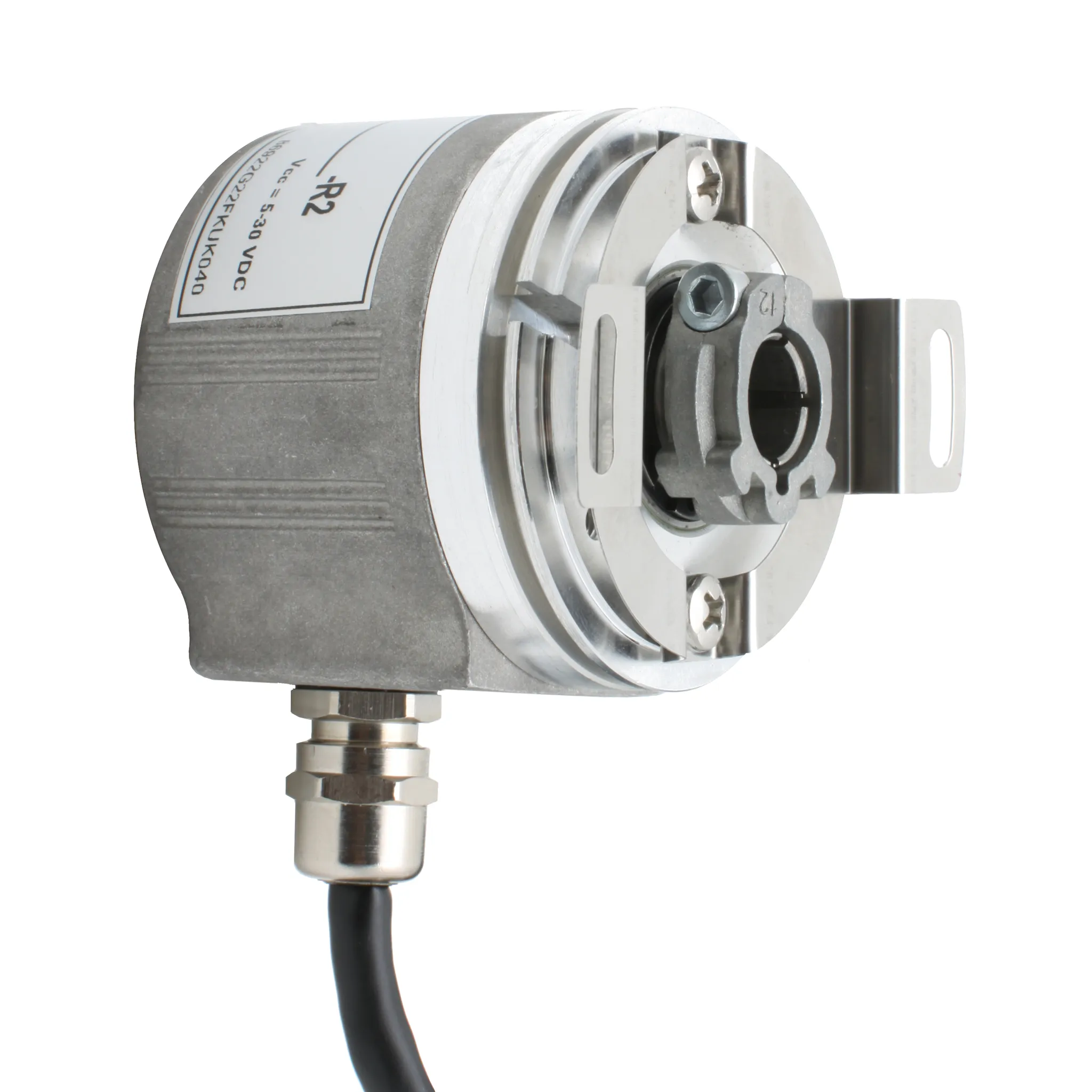 Инкрементальный программируемый энкодер D=58мм, полый вал 12мм, 3000 имп/об, 5…30VDC, выход TTL/HTL с инверсией, IP5