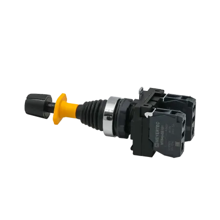 Джойстик в сборе, 2NO, 2 положения с возвратом и блокировкой