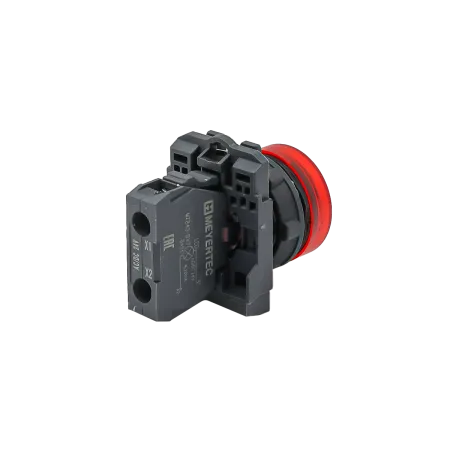 Лампа сигнальная красная, 24V AС/DC, IP65, пластик