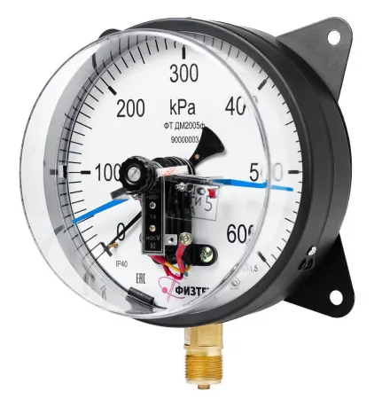 Вакуумметры, мановакуумметры, манометры электроконтактные ДВ2005ф, ДА2005ф, ДМ2005ф (Диаметр: 160 мм)
