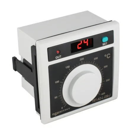 Температурный контроллер с аналоговым управлением и дисплеем, 96х96х50 мм,вход IC, 0...400C, выход реле, ON/OFF, 230VAC