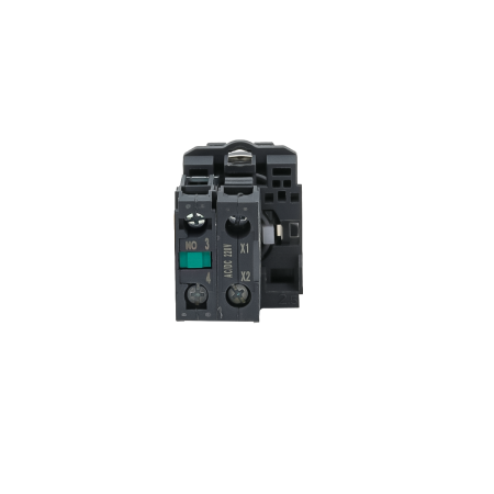 Переключатель  на 3 положения с фиксацией и подсветкой,  белый, 1NO, 220V AC/DC, IP65, пластик